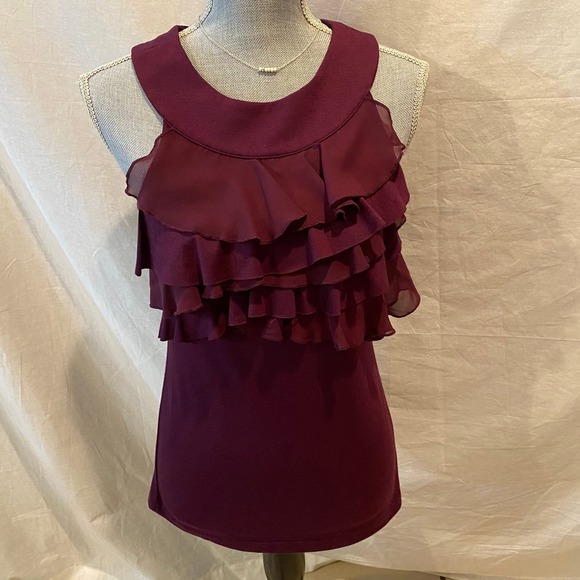 Maurices Purple Sleveless Tank Blouse Sz S - Picture 14 of 15